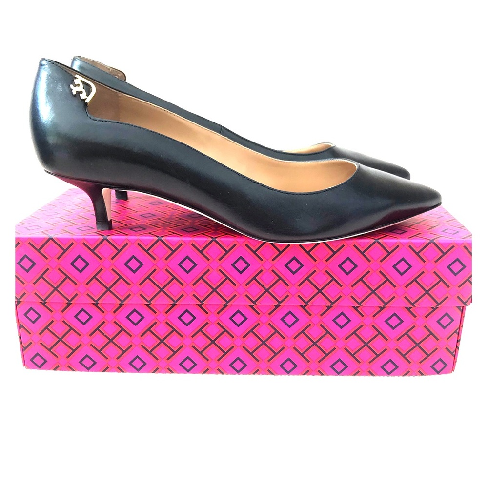 TORY BURCH KITTEN HEEL PUMPS
